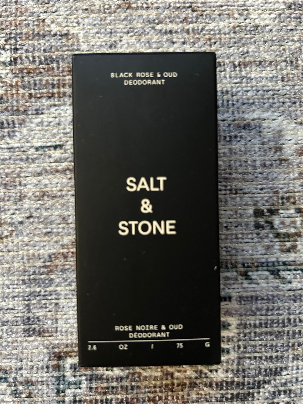 NIB! Salt & Stone Black Rose & Oud Deodorant Unisex